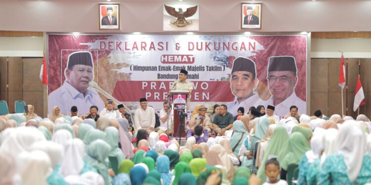 Muzani Minta Emak-emak Santun Ajak Keluarga dan Sekitar Pilih Prabowo