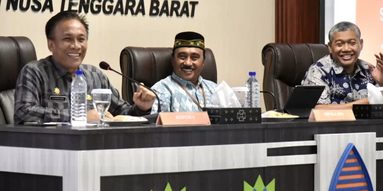 Hadiri Press Realese BPS NTB, Fathul Gani Sektor Pariwisata PR Bersama
