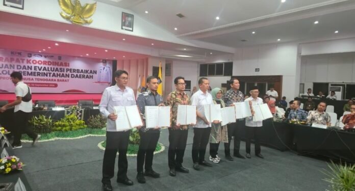Gubernur Iqbal Jadikan Early Warning KPK Momentum Percepat Pembenahan Tata Kelola NTB